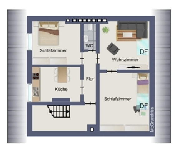 Grundriss Dachgeschoss